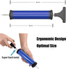 DDUO Portable Ball Pump, Air Pump Kit with Needle, Nozzle, Extension Hose for Basketball, Football, Volleyball, Water Polo, Rugby, Exercise, Inflatable Balls