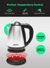 Electric Tea Kettle 1.8 L, Auto Shut Off And Boil Dry Protection, Safety Lock Lid, 360 Degree Rotational Base, Stainless Steel, Ergonomic Handle, Perfect Pour, Large Capacity 1.8 L 1500 W GK5454B
