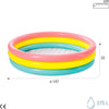 Intex Sunset Glow Pool, Ages 2+, 57422, Multicolor, 147 x 33 cm