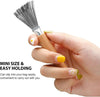 ELECDON 2 Pieces Hair Brush Cleaning Tool Comb Cleaning Brush Comb Cleaner Brush Hair Brush Cleaner Mini Hair Brush Remover for Removing Hair Dust Home and Salon Use