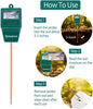 Gouevn Soil Moisture Meter, Plant Moisture Meter Indoor & Outdoor, Hygrometer Moisture Sensor Soil Test Kit Plant Water Meter for Garden, Farm, Lawn (No Battery Needed)