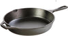 Cast Iron Skillet Pre-Seasoned Skillet/Frying Pan, Black, 10.25 Inch, Round, Cast Iron,L8Sk3
