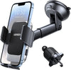 UGREEN Car Phone Holder Car Mount, [Upgraded 4-in-1 Dashboard/Air Vent/Windscreen], [One-button Release], Metal Hook Mobile Holder, Fit for iPhone 17/16/15/14, Samsung S25/24/23, 4.7-7.2