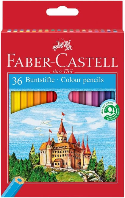 Faber-Castell Colours of Nature Colour Pencils 36 Colour In A Cardboard Box