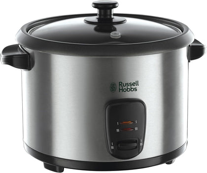 RUSsell Hobbs Rice Cooker With Steamer 19750, 1.8 L - Silver