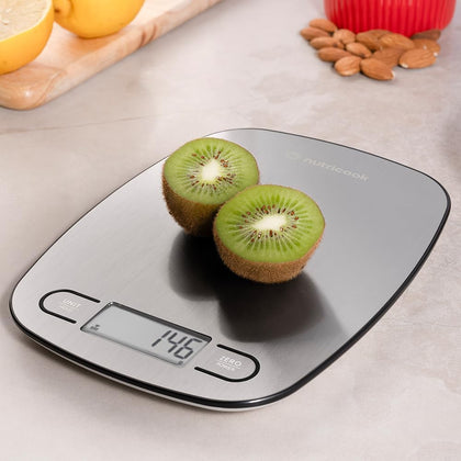 Nutricook Digital Kitchen Scale Eko, 5Kg Capacity, Stainless Steel Food Scale For Baking And Cooking - 4 Weighing Sensors, Tare/Zero, Auto-Off & Auto Calibrate Function,2 Years Warranty