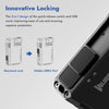 WUBEN G5 Flashlight Rechargeable Torch Light, 400 Lumens Super Bright Keychain Flashlight with RGB light, EDC Mini Magnetic Keychain Pocket Torch, Lightweight Camping Torch for Outdoor Home (Black)