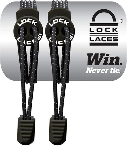 Lock Laces - Elastic No Tie Shoelaces, One Size Fits All, for Kids and Adults, Elastic No Tie Shoe Laces