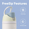 Owala FreeSip Insulated Stainless Steel Water Bottle with Straw for Sports and Travel, BPA-Free, 24oz, Iced Breeze