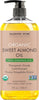 Majestic Pure USDA Organic Sweet Almond Body Oil | Large 236 ml | 100% Pure & Natural Cold Pressed Oil Sweet Almond Oil for Skin, Face, Nails, Hair, Scalp & Massage | 236 ml