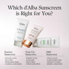 d'alba Piedmont Italian White Truffle Waterfull Tone-up Sunscreen, pure and Vegan hybrid pink tinted moisturizer, glow and brightening sunscreen, gentle and safe use sunscreen