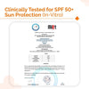 The Derma Co 1% Hyaluronic Sunscreen Aqua Ultra Light Gel SPF 50 PA++++ | Broad Spectrum UVA/UVB & Blue Light Protection | Anti-Pollution, Oil-Free, Fragrance-Free | For Oily Skin – 50g