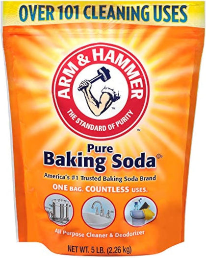 Arm & Hammer Pure Baking Soda, One Box Countless Uses, All Purpose Cleaner & Deodorizer, Beyond Cleaning, More Than 100 Uses, 2.26Kg