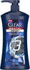 CLEAR MEN Complete Care 3in1 Shampoo, For Hair, Face & Body With Activated Charcoal, for 100% dandruff free hair and moisturized skin, 900ml