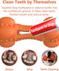 Aggressive Dog Chew Toy with Squeaker, Indestructible Dog Chew Toy with Natural Resistant Rubber Bone for Teeth Cleaning Dog Toy for Large Medium Dogs