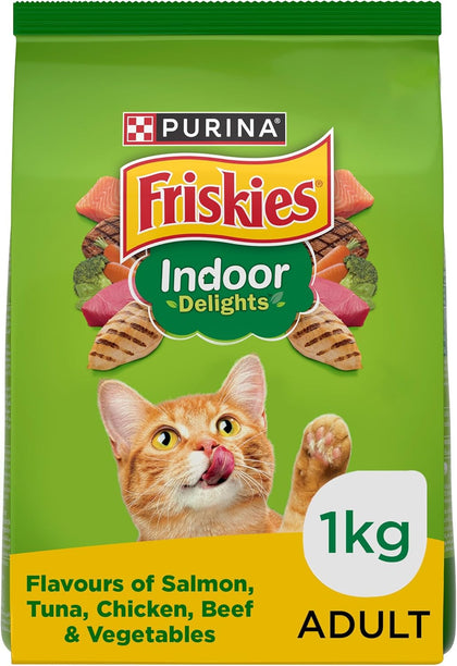 Friskies Purina Cat Food Indoor Delights Dry Cat Food 1Kg