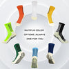 Yufree Grip Soccer Socks Anti Slip Non Slip Men's Athletic Socks for Football Basketball Sports, 4 Pair
