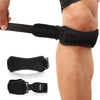 AGPTEK - SKP2 Adjustable Knee Protection - Knee Support Silicone Bands - Ideal for Cycling, Running, Crossfit, Volleyball, Basketball, Football and Sport - Pack of 2 - Black