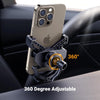 UGREEN Car Phone Holder Car Mount, [360° Swing Arm for Air Vent], One-hand Auto Lock, Metal Hook Mobile Holder, Fit for iPhone Air/17/16/15/14, Samsung S25/24/23/Z Flip, 4.7-7.2