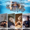 FNGXX Swimming Ear Plugs, 3 Pairs Waterproof Reusable Silicone Swim Earplugs for Swimming Surfing Snorkeling and Other Water Sports