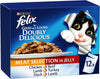 Felix As Good As It Look Doubly Delicious Wet Cat Food Meat Selections 85g (Pack of 12)