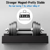 Sleclean Magnetic Spice Rack for Refrigerator, 4 pack, Spice Rack Organizer for Refrigerator and Microwave Oven, Multi Use Kitchen Magnetic Shelf, Black