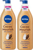 NIVEA Body Lotion for Dry Skin, Cocoa Butter, 5in1 Complete Care, 48H Deep Moisture, 2x400ml, Pack of 2