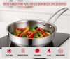 Classic Deluxe Stainless Steel Cookware Combo Set, 7Pcs |Saucepan(16cm/2.1 Litre)with Lid, Saucepot(20 cm/3.8 L), Kadai with Lid(20cm/1.8 L) & Frypan(20cm)|SAS Bottom|Induction&GasStoveFriendly