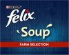 Purina Felix Soup Tender Strips (With Beef, Chicken, Lamb), Blue
