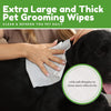 VIETDAI Pet Wipes for Dogs and Cats Cleaning Deodorizing, 160 Pcs Dog Wipes Hypoallergenic Grooming Bath, Cat Wet Wipes for Paws Eyes Ears Face Body Fur Puppy Wipes - Unscented