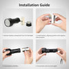 Lepro UV Flashlight, 51 LED UV Light Torch, Black-light Lights, 395nm Ultraviolet Flashlight, Blacklight Detector for Pet Urine, Stain, Bed Bugs, Scorpions, Banknote and More (Batteries Not Included)