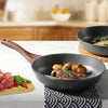 Nonstick Frying Pan Skillet, Swiss Granite Coating Omelette Pan, Healthy Stone Cookware Chef's Pan, PFOA Free 24 Cm