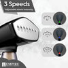 Empire Clothes Steamer, 1640-Watt Steamer for Clothes, Fast Heat-Up Steam Iron with 260ML Large Detachable Water Tank, Lightweight Travel Steamer, Travel Iron for Fabrics and Clothes (HY-168)