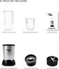 Multi-Function High-Speed Blender ,Black/Silver,4 Piece Set, MB4-0612