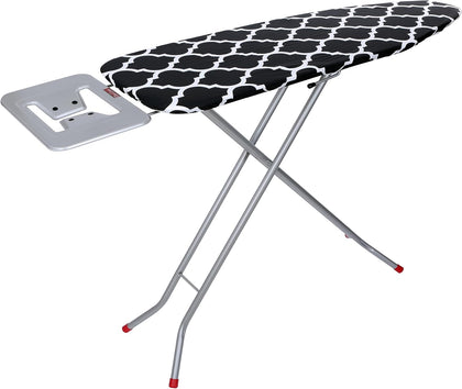 Delcasa 34x97CM Ironing Board Turkey Ironing Table with Steam Iron Rest Adjustable Height