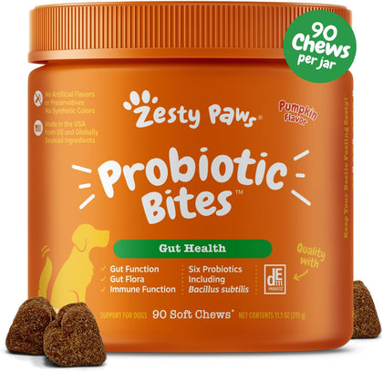 Zesty Paws Probiotic Bites Chicken Flavor 90ct