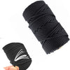 100M Rope Strong Strength Nylon Paracord For Tactical Crafting Survival General Use Black
