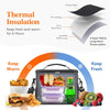 Insulated Lunch Bag for Adults, Thermal Lunch Box Cooler for Men Women, Reusable Leakproof Lunch Tote Food Bag with Adjustable Shoulder Strap for Work/Picnic/Beach, Black 9L