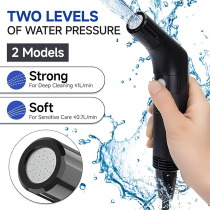 Portable Bidet Sprayer, Handheld Electric Bidet Sprayer Kit, Rechargeable Travel Bidet Sprayer with 2.3L Water Tank for Hygiene Cleaning, Toilet Baby Care and Postpartum (Accompany Bag 2.5L )