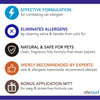 Allerpet Aloe Vera Free Cat Dander Remover - Pet Dander Allergy Relief, Natural & Safe Allergy Relief for Cats and Humans, Soothing Chamomile & Rosemary, Made in USA (12 oz)