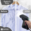 Empire Clothes Steamer, 1640-Watt Steamer for Clothes, Fast Heat-Up Steam Iron with 260ML Large Detachable Water Tank, Lightweight Travel Steamer, Travel Iron for Fabrics and Clothes (HY-168)