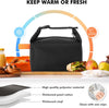 NALACAL Lunch bag for Adult Women Men, Reusable High Capacity Lunch Tote Bags, Small Leakproof Cooler Food Lunch Containers, Lunch box for Work, Travel, Outdoor, School Picnic (Black)