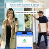 Razuvious Smart Lock,Fingerprint Door Lock with 4585 Mortise.Keyless Entry Bluetooth Lock,Free APP,IC Card,Anti-peep Code,TT Lock App Control,for Home,Office,Apartment (R1)