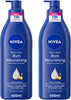 NIVEA Body Lotion for Dry to Very Dry Skin, Rich Nourishing, 5in1 Complete Care, 72H Intense Moisture, 2x400ml, Pack of 2