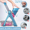 Mandoline Slicer for Kitchen, Large Vegetable Chopper, Multi Veggie Food Julienne, Dicer, French Fry, Stainless Steel Blades Thickness Adjuster Kitchen Chopping Artifact