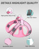 SOLMOONY No Pull Dog Harness & Leash Set, Small to Large Sizes, Mesh, Pink