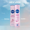 NIVEA Pearl & Beauty Antiperspirant Deodorant Spray for Women, Soft & Smooth, 48H Active Protection, 0% Alcohol, with Pearl Extract and Avocado Oil, 2x150ml, Pack of 2