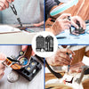 Hautton Mini Precision Screwdriver Set, 118 in 1 Magnetic Gadgets for Men, Multi-Function Stainless Steel Repair Tool Kit for Phone, Laptop, PC, Glasses, Electronics -Black