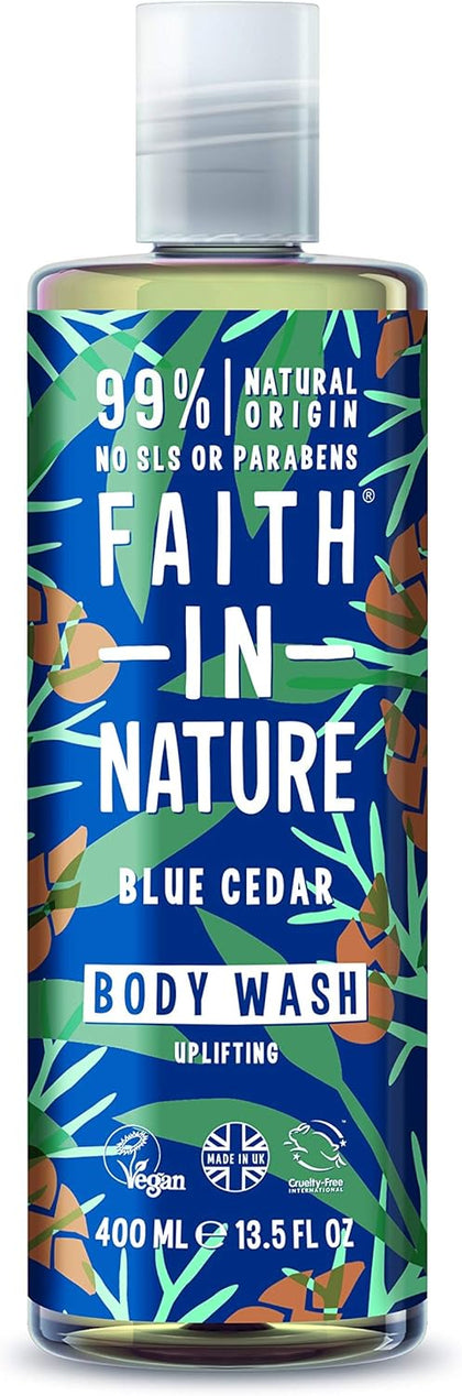Faith In Nature BODY WASH - BLUE CEDAR 400ML : 40467