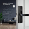 Razuvious Smart Lock,Fingerprint Door Lock with 4585 Mortise.Keyless Entry Bluetooth Lock,Free APP,IC Card,Anti-peep Code,TT Lock App Control,for Home,Office,Apartment (R1)